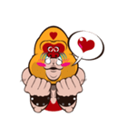 Baboon Wrestling Man（個別スタンプ：27）