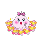 Cute Cheeks: Daily Life（個別スタンプ：4）