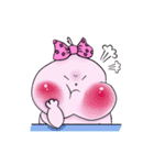 Cute Cheeks: Daily Life（個別スタンプ：21）