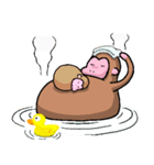 モッさる（個別スタンプ：3）