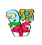 バルくんコンちゃん（個別スタンプ：7）