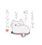 ぽっちゃりうさぎとねこの日常スタンプ（個別スタンプ：24）