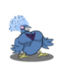 Victoria crowned pigeon（個別スタンプ：2）