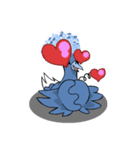 Victoria crowned pigeon（個別スタンプ：7）