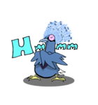 Victoria crowned pigeon（個別スタンプ：12）