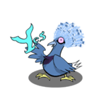 Victoria crowned pigeon（個別スタンプ：18）