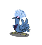 Victoria crowned pigeon（個別スタンプ：22）