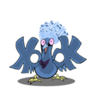 Victoria crowned pigeon（個別スタンプ：25）