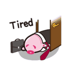 Pinkworm (English)（個別スタンプ：7）