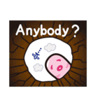 Pinkworm (English)（個別スタンプ：14）