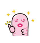 Pinkworm (English)（個別スタンプ：21）
