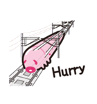 Pinkworm (English)（個別スタンプ：26）
