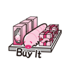 Pinkworm (English)（個別スタンプ：34）