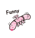 Pinkworm (English)（個別スタンプ：35）