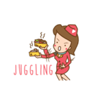 Air Hostess Life [EN]（個別スタンプ：2）