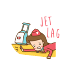 Air Hostess Life [EN]（個別スタンプ：5）