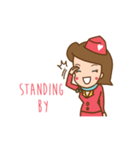 Air Hostess Life [EN]（個別スタンプ：11）