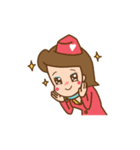 Air Hostess Life [EN]（個別スタンプ：17）