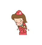 Air Hostess Life [EN]（個別スタンプ：18）