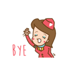 Air Hostess Life [EN]（個別スタンプ：24）