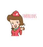 Air Hostess Life [EN]（個別スタンプ：26）