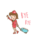 Air Hostess Life [EN]（個別スタンプ：27）