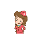 Air Hostess Life [EN]（個別スタンプ：29）