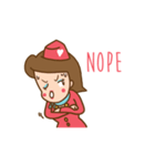 Air Hostess Life [EN]（個別スタンプ：31）