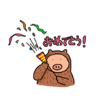 ブタラッコ2（個別スタンプ：16）