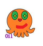 Small octopus（個別スタンプ：40）