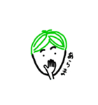 みどりあたまくん（個別スタンプ：8）