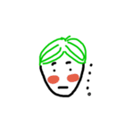 みどりあたまくん（個別スタンプ：11）