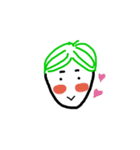 みどりあたまくん（個別スタンプ：12）