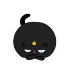 黒ネコキング（個別スタンプ：11）
