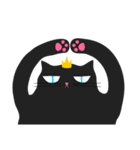 黒ネコキング（個別スタンプ：15）
