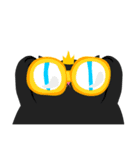 黒ネコキング（個別スタンプ：23）