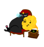 黒ネコキング（個別スタンプ：28）