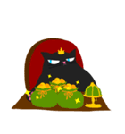 黒ネコキング（個別スタンプ：30）