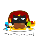 黒ネコキング（個別スタンプ：33）