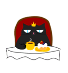 黒ネコキング（個別スタンプ：34）