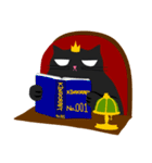 黒ネコキング（個別スタンプ：35）