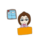 Fall younger sister's life（個別スタンプ：4）