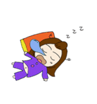 Fall younger sister's life（個別スタンプ：34）