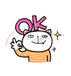 Frank stripe cat（個別スタンプ：6）