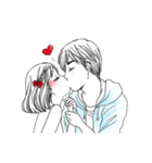 Doddle Couple in love（個別スタンプ：30）
