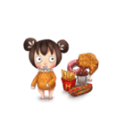 菓子嬢とマイちゃん（個別スタンプ：4）