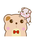 Bear and Piggy ''Cute（個別スタンプ：10）