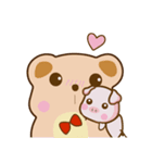 Bear and Piggy ''Cute（個別スタンプ：11）