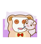 Bear and Piggy ''Cute（個別スタンプ：34）