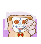 Bear and Piggy ''Cute（個別スタンプ：35）